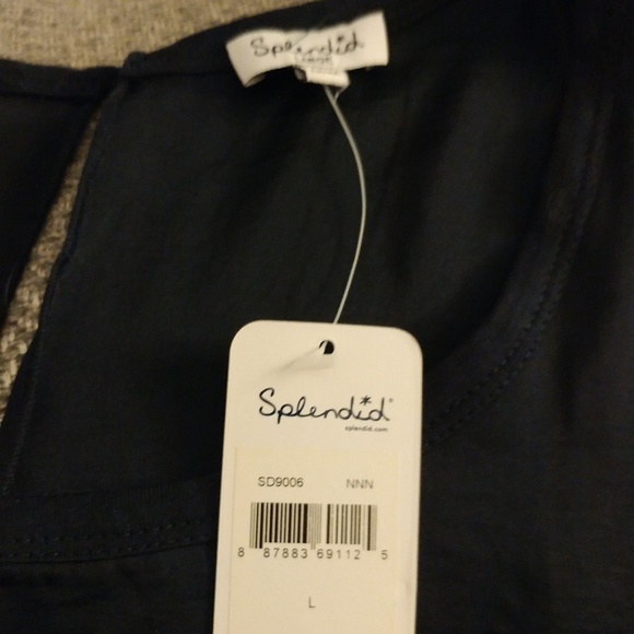 NWT Splendid Dark Navy sleeveless maxi dress. - Picture 6 of 8